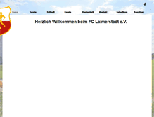 Tablet Screenshot of fc-laimerstadt.net